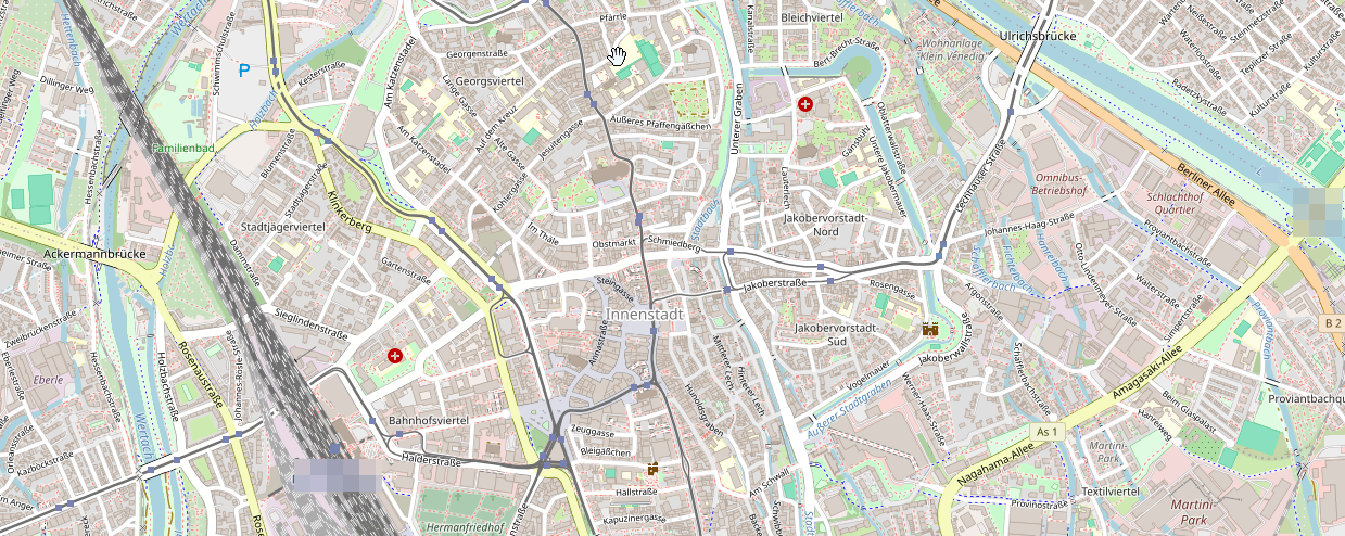 Bild zur Frage: Um welche Stadt handelt es sich bei dieser Karte?